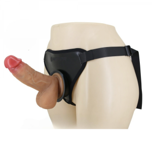 женский страпон с реалистичным дилдо "fogg", pretty love