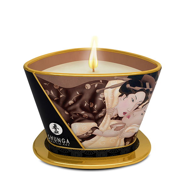 массажная арома свеча massage candle chocolate шоколад
