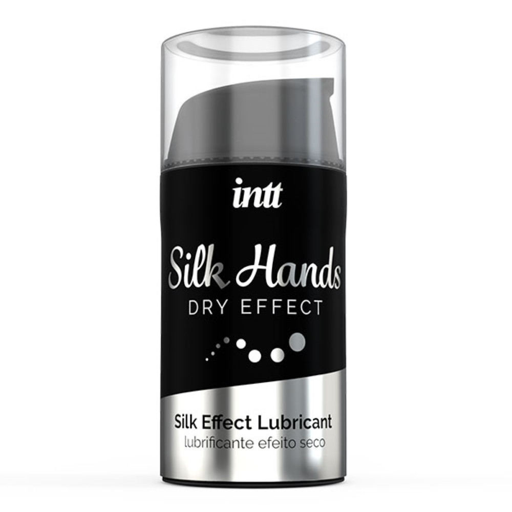 смазка для мастурбации на силиконовой основе intt silky hands lubricant