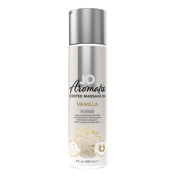 jo - aromatix scented massage oil vanilla массажное масло с феромонами и афродизиаками