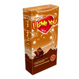 презервативы i love you № 12 с ароматом "шоколад"