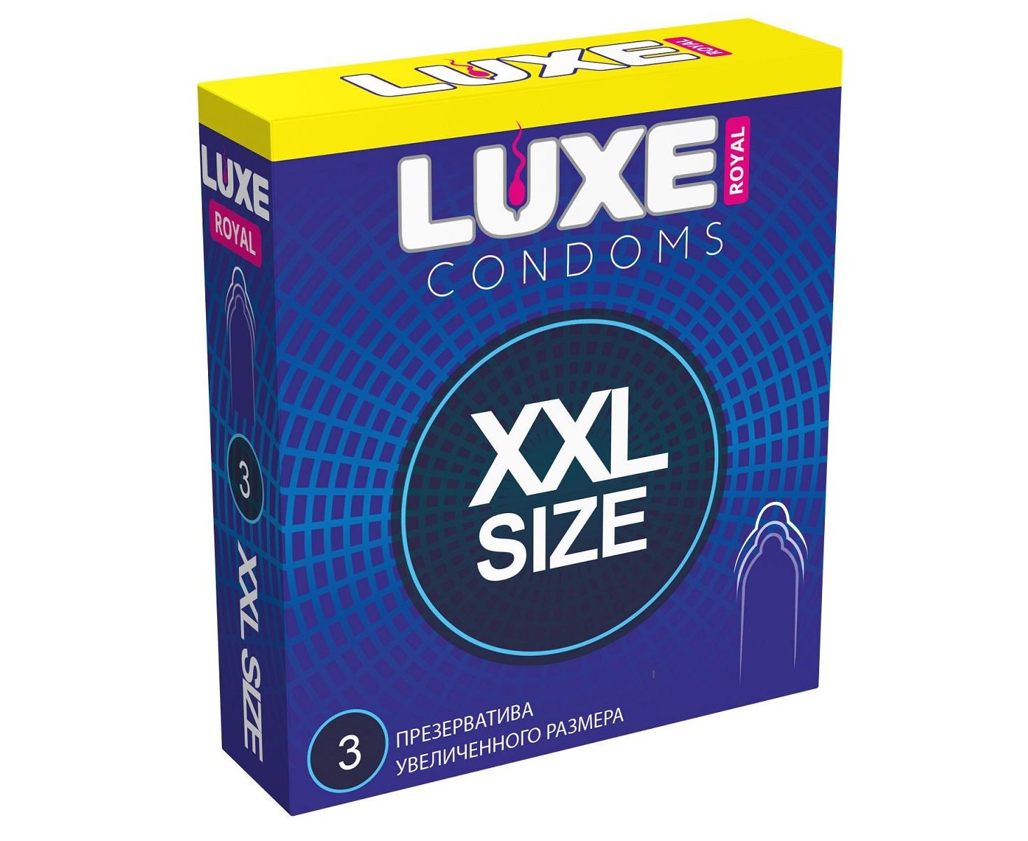 презервативы luxe royal xxl size увеличенного размера