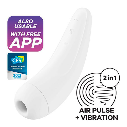 Бесконтактный клиторальный стимулятор "Satisfyer Curvy 2+"