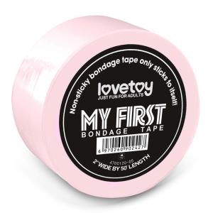 лента для бондажа без липкости для новичков "my first non-sticky bondage tape", lovetoy