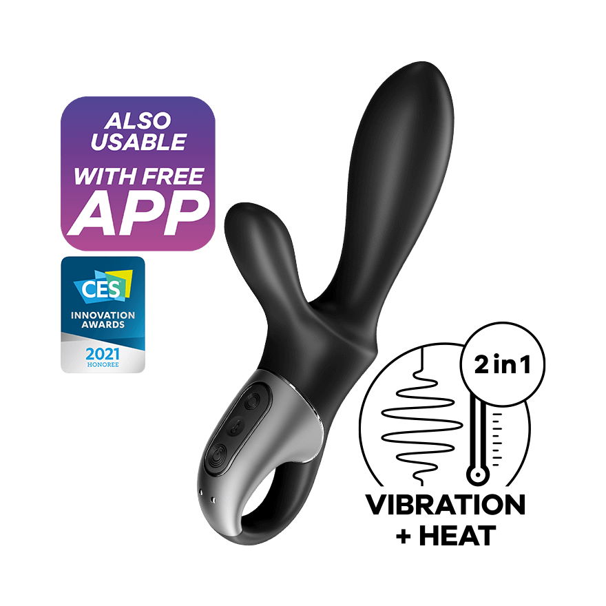 анальный вибратор heat climax + с функцией нагрева