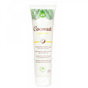вагинальная смазка с ароматом кокоса "coconut lubricant vegan", intt