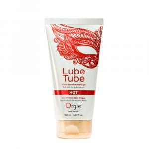лубриркант с согревающим эффектом "lube tube hot", orgie