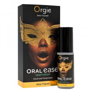 оральный спрей для горла orgie oral ease, со вкусом "мята"