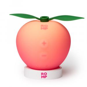 Вакуумный стимулятор клитора в форме персика "Pink Peach", ROMP 
