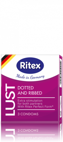 презервативы ritex lust (рифленые с пупырышками)