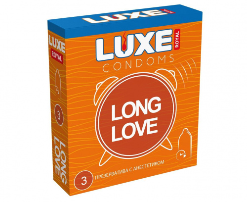 презервативы luxe royal long love с пролонгирующим эффектом