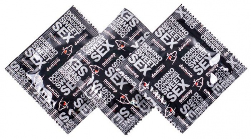 domino sweet sex, презерватив оральный, вкус chocolate mousse