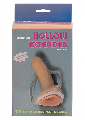 Мужской страпон Strap-on Hollow Extender For Men