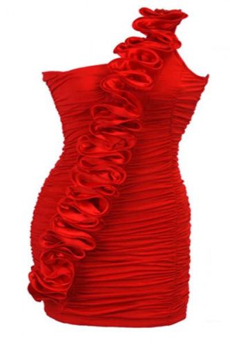 платье "lady in red"