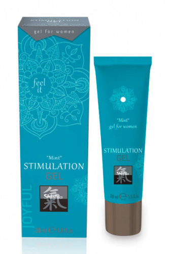 shiatsu stimulation gel mint стимулирующий гель для женщин