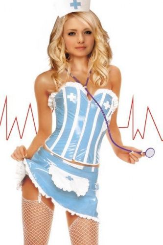 костюм "медсестра в голубом"