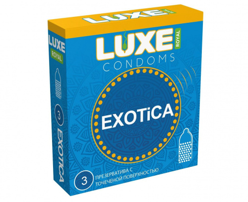 текстурированные презервативы luxe royal exotica