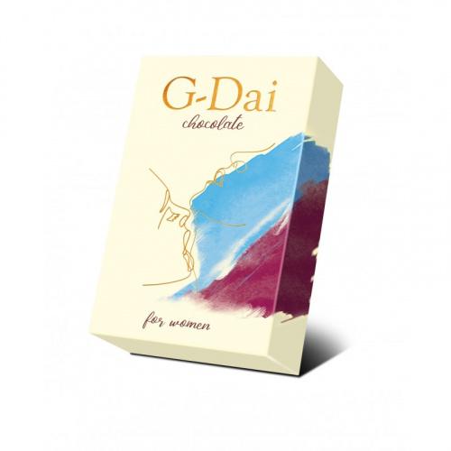 шоколад темный "g-dai for women" для женщин 15г