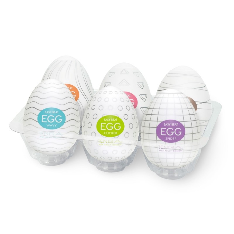 набор из 6 яиц tenga eggs pack 1
