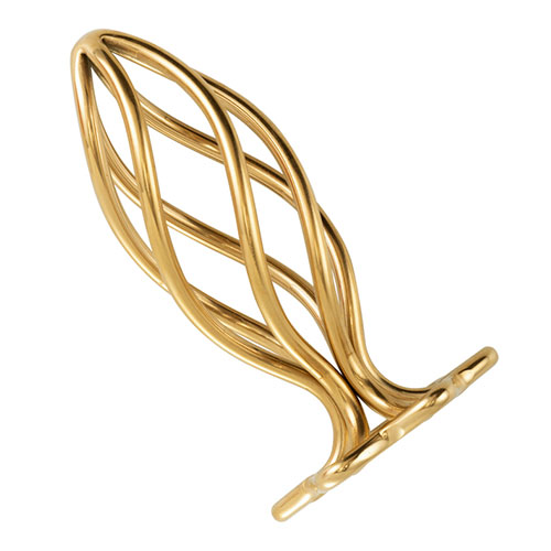 анальная металлическая втулка lockink pinecone hollow spiral small анальная металлическая втулка lockink pinecone hollow spiral small