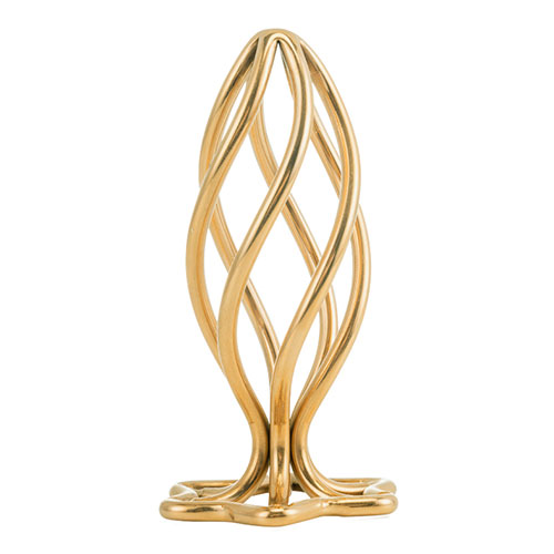 анальная металлическая втулка lockink pinecone hollow spiral medium анальная металлическая втулка lockink pinecone hollow spiral medium