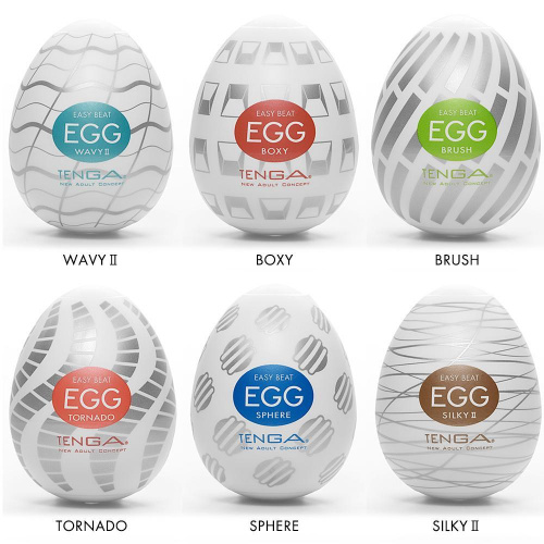 набор из 6 яиц tenga eggs pack 3