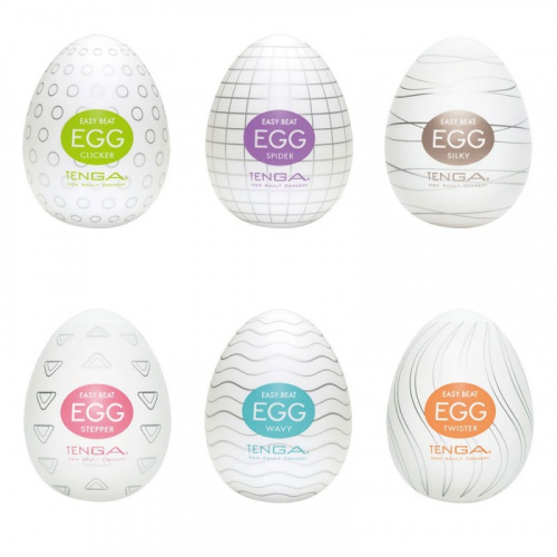 набор из 6 яиц tenga eggs pack 1